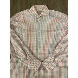 Hackett Mayfair Slim Fit Classic Long Sleeve Shirt Brushed Size 15/38‎